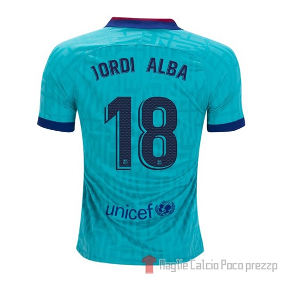 Maglia Barcellona Giocatore Jordi Alba Terza 2019/2020 - Clicca l'immagine per chiudere